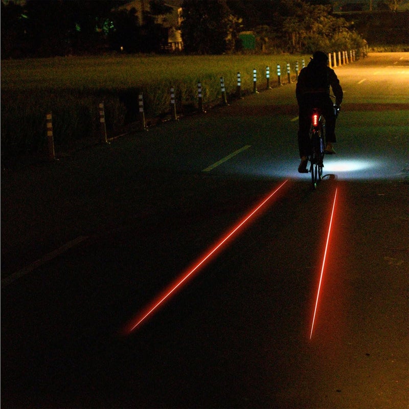 LEZYNE Lightweight LED Laser Drive Rear Bicycle Light, Red LED, 250 Lumen, Road, Gravel, Commuter/Urban Bike, USB Rechargeable | IPX7 Waterproof Co-Molded Construction | 9 Output Modes | Laser Mode - Image 5
